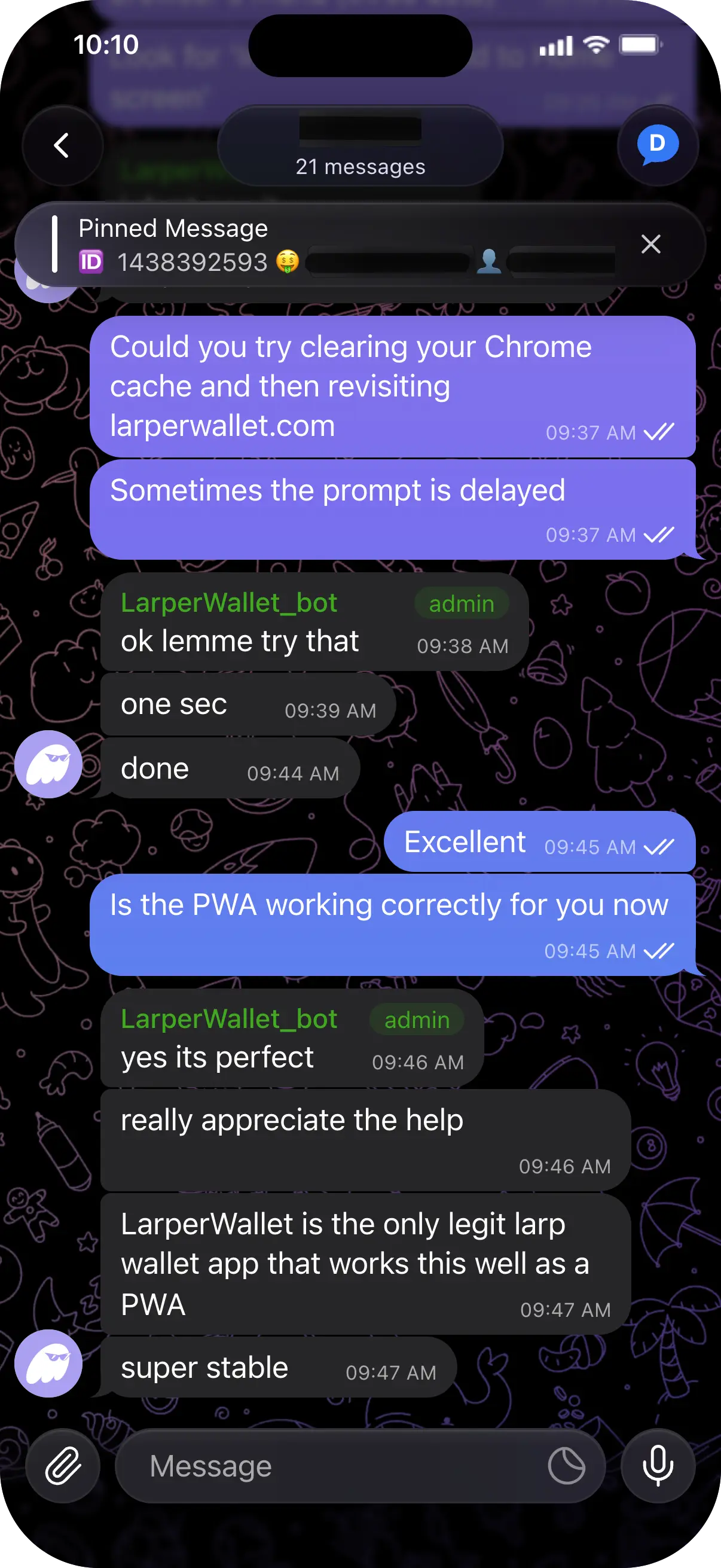Anonymous customer vouch 4