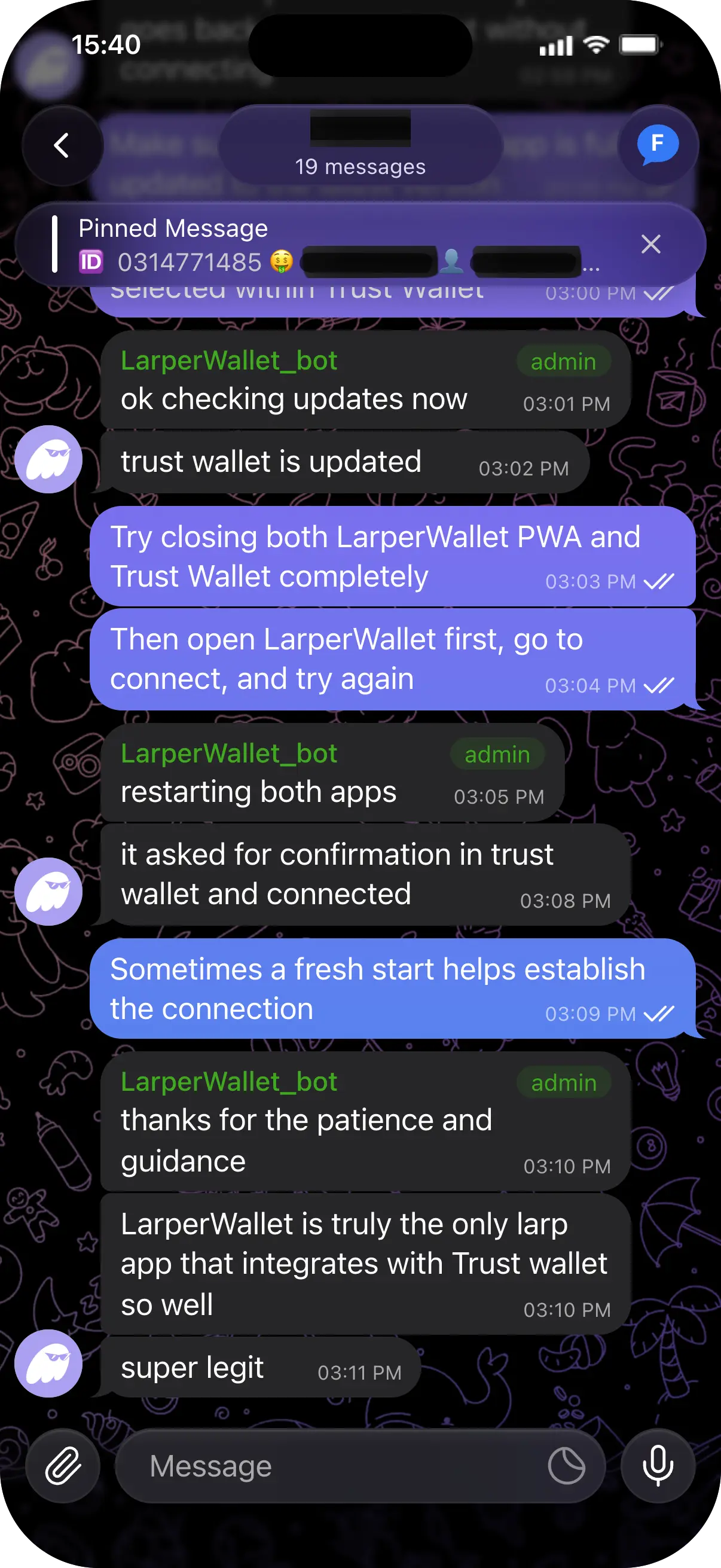 Anonymous customer vouch 5
